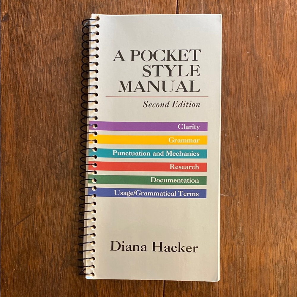 Pocket Style Manual - Second Edition